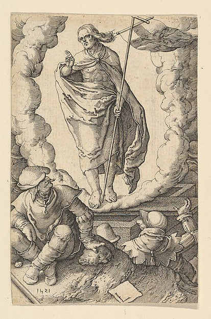 The Resurrection  n.d.-Jan Muller,After Lucas van Leyden,  Poster Print Wall Art