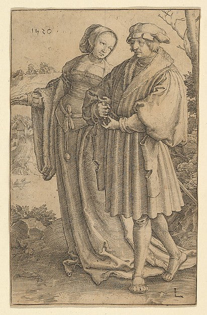 The Promenade 1520-Lucas van Leyden,  Poster Print Wall Art