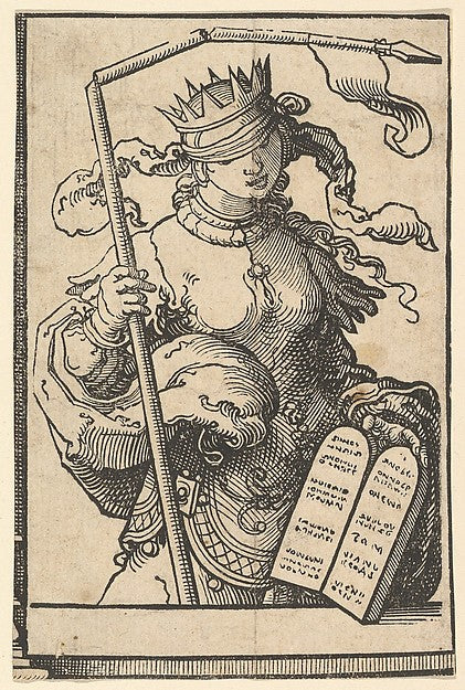 The Old Testament   from the series of Sibyls c1530-Lucas van,  Poster Print Wall Art