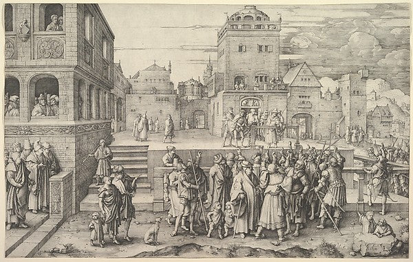 Ecce Homo 1510-Lucas van Leyden,  Poster Print Wall Art