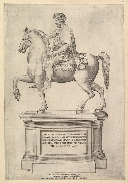 Speculum Romanae Magnificentiae: Marcus Aurelius 16th cent-Nic, Poster Print