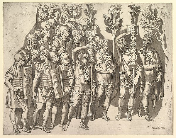 Speculum Romanae Magnificentiae: A Roman Legion  16th cent-Mar, Poster Print