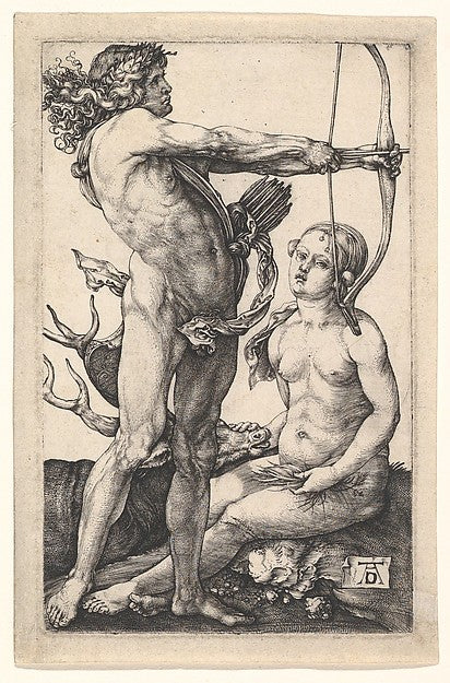 Apollo and Diana c1503-Albrecht Dürer,  Poster Print