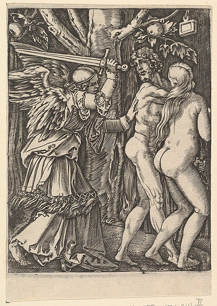 The Expulsion from the Paradise  after Dürer c1500–1534-Marcan,16x12