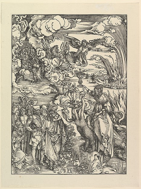 The Babylonian Whore  from The Apocalypse. Facsimile n.d.-Albr,  Poster Print Wall Art