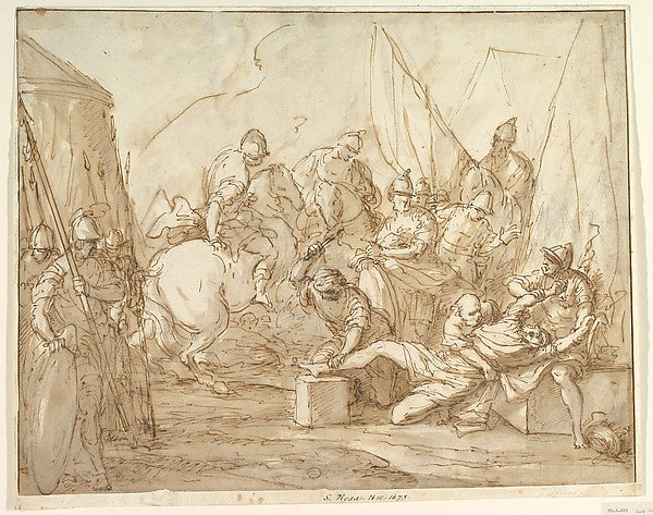 Scene from Ancient History 1785–1807-Giuseppe Piattoli,16x12"(A3) Poster