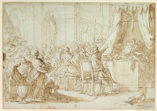 The Sword of Damocles 1785–1807-Giuseppe Piattoli,16x12"(A3) Poster