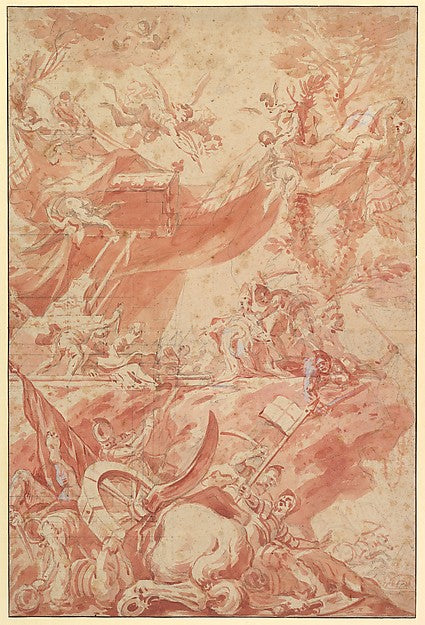 Scene of Martyrdom 18th cent-Anonymous, Italian, first half of,  Poster Print Wall Art