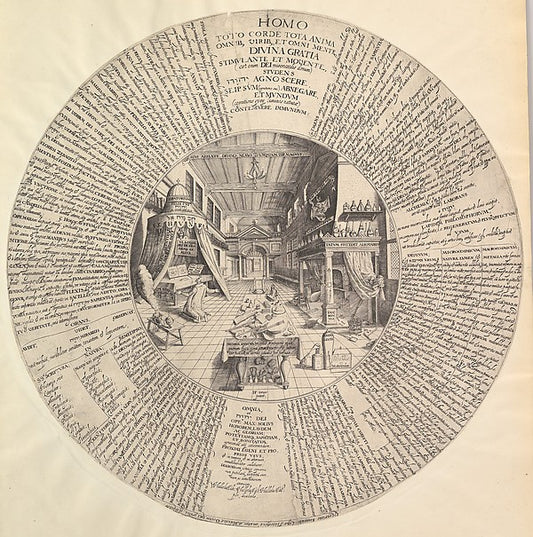 The Alchemist's Laboratory from Heinrich Khunrath  Amphiteatru,  Poster Print Wall Art