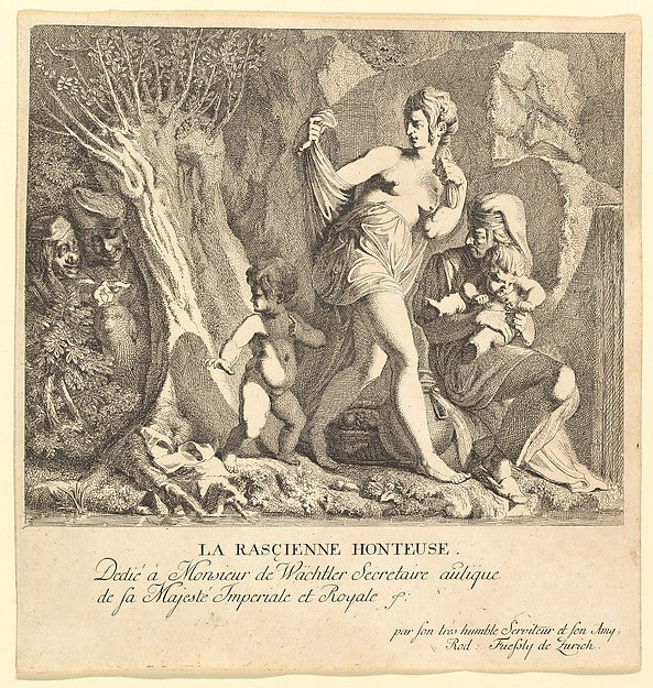 La Rascienne Honteuse-Rudolf Füssli ,  Poster Print Wall Art