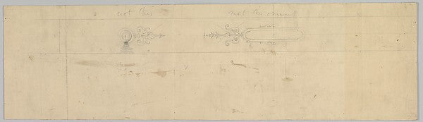 Ornament design 19th cent-John Gregory Crace,and Son,  Poster Print Wall Art