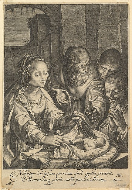 The Adoration of the Shepherds after 1650-Abraham Blooteling, ,  Poster Print