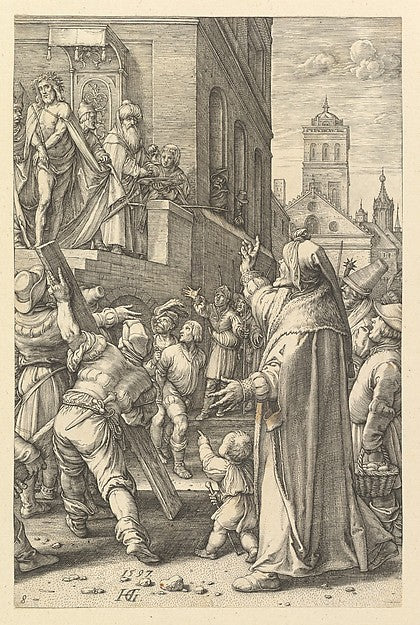 Ecce Homo  from The Passion of Christ 1597-Hendrick Goltzius, Poster Print
