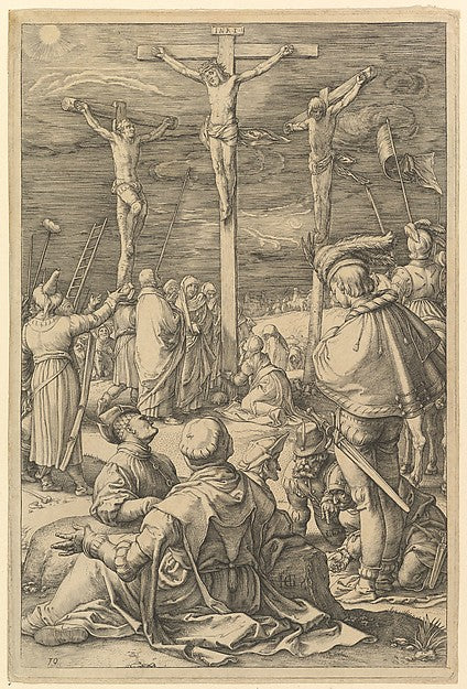 Christ on the Cross  from The Passion of Christ 1596–98-Hendri,  Poster Print