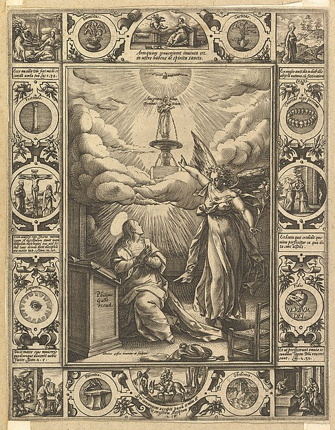 Ave Maria  from Allegorical Scenes on the Life of Christ  from,  Poster Print