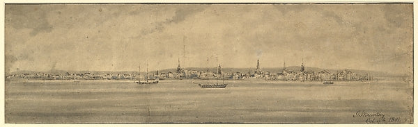 View of New York 1801-J. Macarthy,active New York,1801),  Poster Print Wall Art