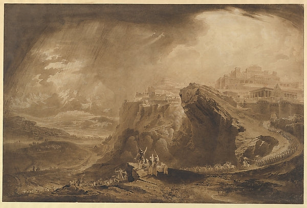 Joshua Commanding the Sun to Stand Still Upon Gibeon  c1822-Jo,  Poster Print Wall Art