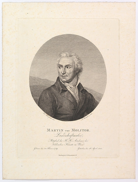 Portrait of Martin von Molitor 1812-Adam von Bartsch, After Jo,  Poster Print