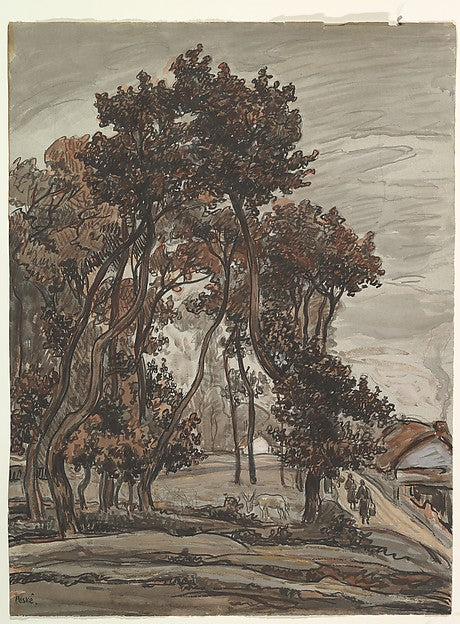 Landscape near Saint Jean de Mont n.d.-Géza Peske,16x12"(A3) Poster
