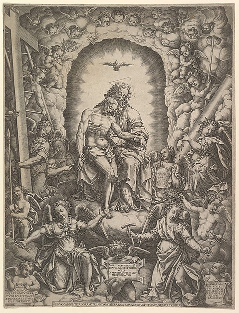 Giorgio Ghisi:The Trinity 1576-16x12"(A3) Poster