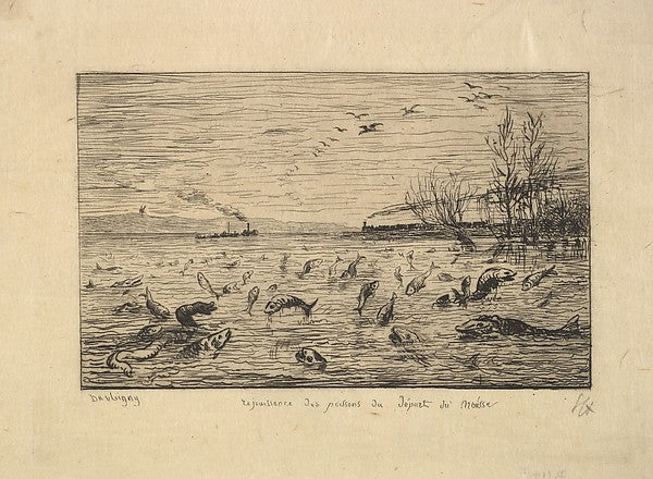 The Fish Rejoice in the Departure of the Cabin Boy 1861-Charle,  Poster Print Wall Art