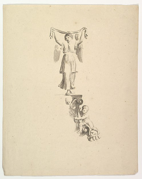 Statue of an Angel-Claude Mellan ,  Poster Print
