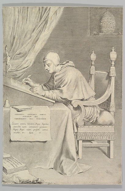 St. Gregory 1681-Claude Mellan ,  Poster Print