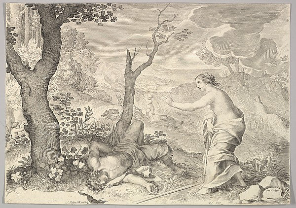 Death of Adonis-Claude Mellan ,  Poster Print