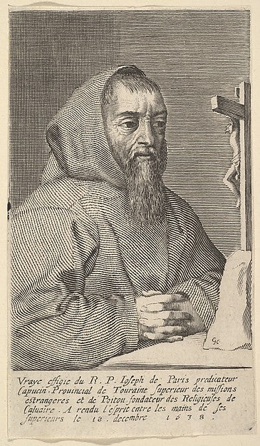 François Le Clerc Du Tremblay  dit le Père Joseph 1638-Claude ,  Poster Print