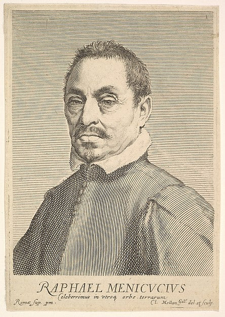 Raffaello Menicucci-Claude Mellan ,  Poster Print Wall Art