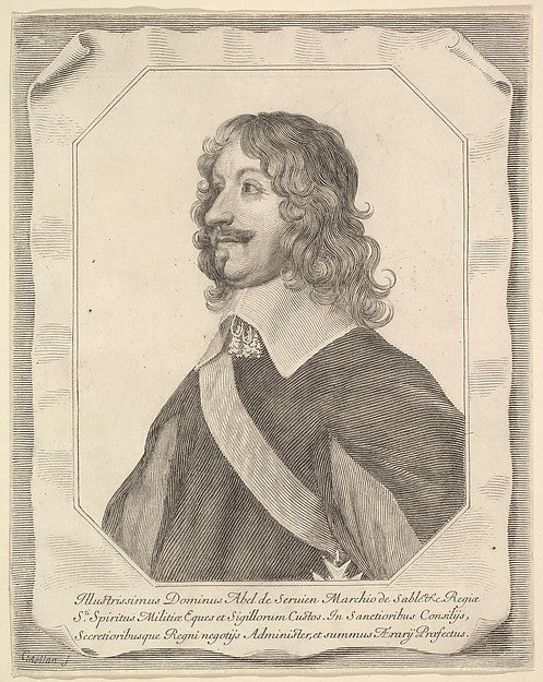 Abel Servien-Claude Mellan ,  Poster Print