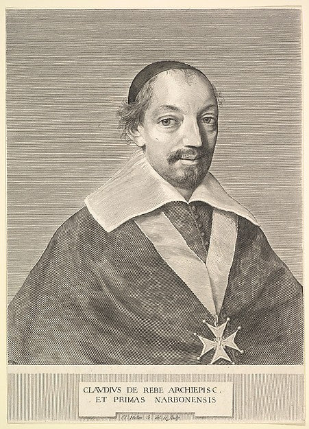 Claude de Rebé  Archbishop of Narbonne-Claude Mellan ,  Poster Print