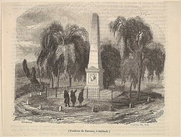 Tombeau de Turenne à Salsbach 1835–78-after Charles-François D,16x12"(A3)Poster