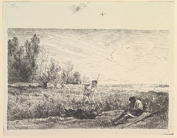 La Fenaison  [1862] reprinted 1921-Charles-François Daubigny,  Poster Print Wall Art