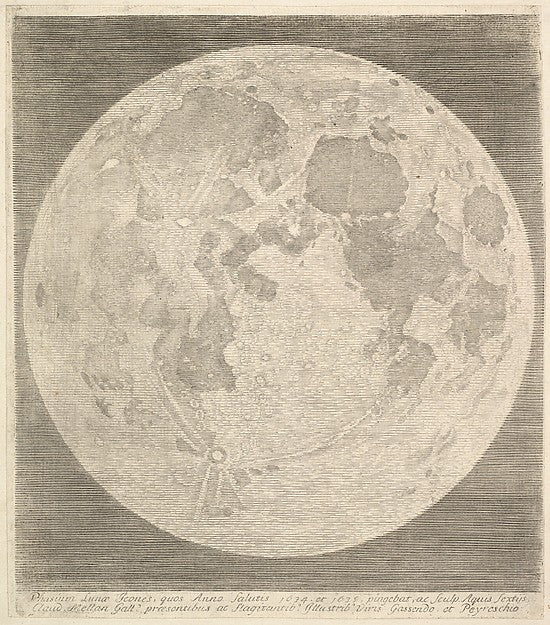 Full Moon 1635-Claude Mellan ,  Poster Print