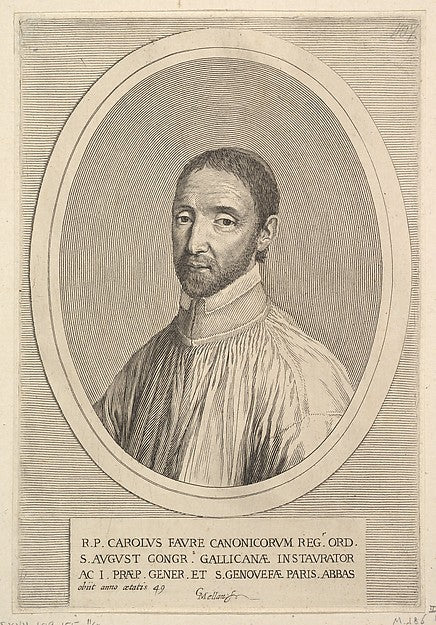 Le Père Charles Faure-Claude Mellan ,  Poster Print