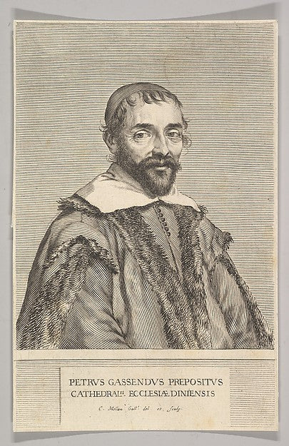 Pierre Gassendi c1637 or 1638-Claude Mellan ,  Poster Print