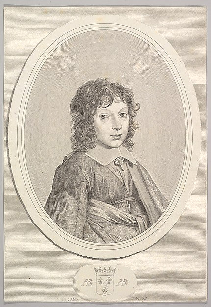 Armand de Bourbon  prince de Conti-Claude Mellan ,  Poster Print Wall Art