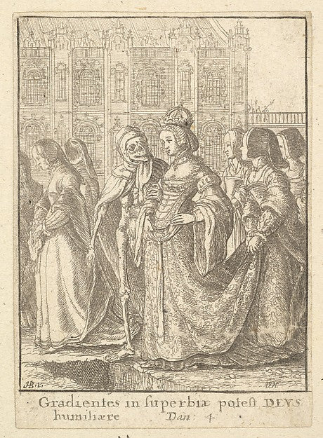 Empress  from the Dance of Death 1651-After Hans Holbein the Y,  Poster Print Wall Art
