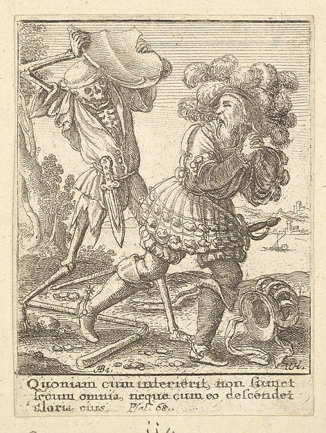 The Count from the Dance of Death 1651-,  Poster Print Wall Art