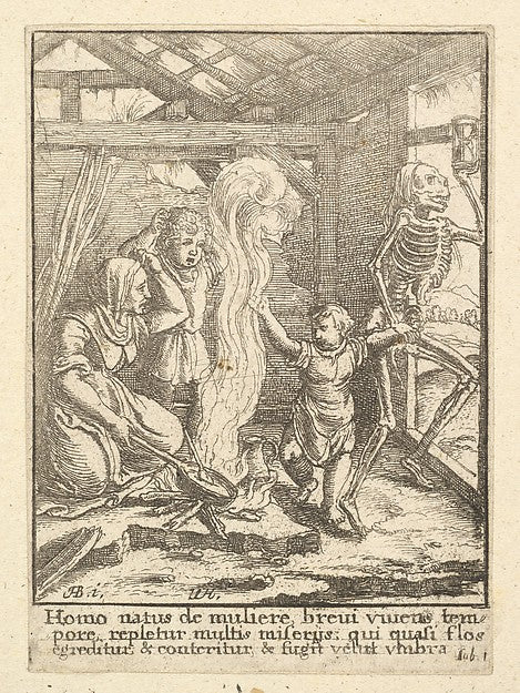 The Child  from the Dance of Death 1651-After Hans Holbein the,  Poster Print Wall Art