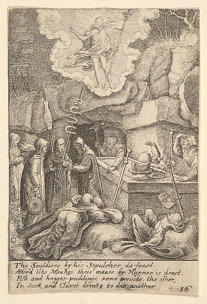 Resurrection 1625–77-After Hans Holbein the Younger,  Poster Print Wall Art