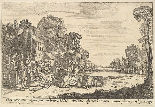 Summer 1629-After Jan van de Velde II,  Poster Print Wall Art