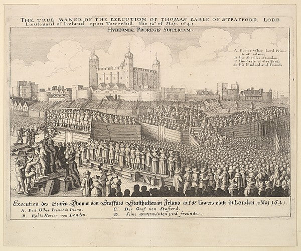 The true maner [manner] of the execution of Thomas Earle of St,16x12"(A3)Poster