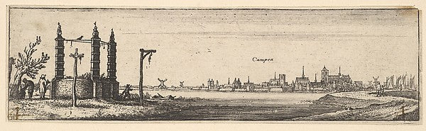 Kampen 1642–44-Wenceslaus Hollar,  Poster Print Wall Art