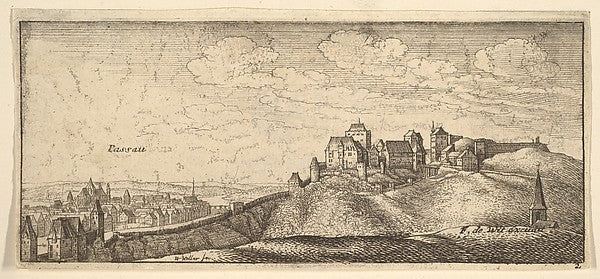 Passau 1652–77-Wenceslaus Hollar,  Poster Print Wall Art