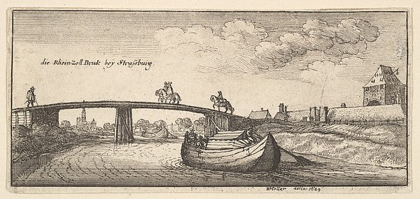 Strasbourg 1629-Wenceslaus Hollar,  Poster Print Wall Art