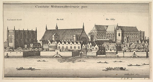 Ciuitatis Westmonasteriensis pars  1647-Wenceslaus Hollar,  Poster Print Wall Art