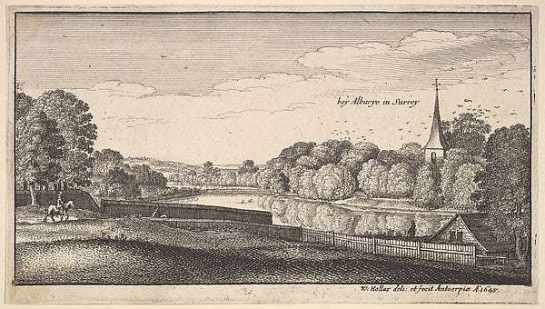 Near Albury 1645-Wenceslaus Hollar,  Poster Print Wall Art