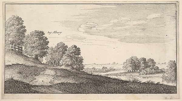 Albury 1625–77-Wenceslaus Hollar,  Poster Print Wall Art